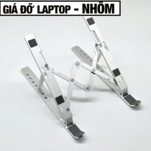 Giá đỡ Laptop Mac.Book Ultra.book máy tính bảng i.Pad điều chỉnh độ cao tản nhiệt dễ dàng gấp gọn - PK Hoàng Gia